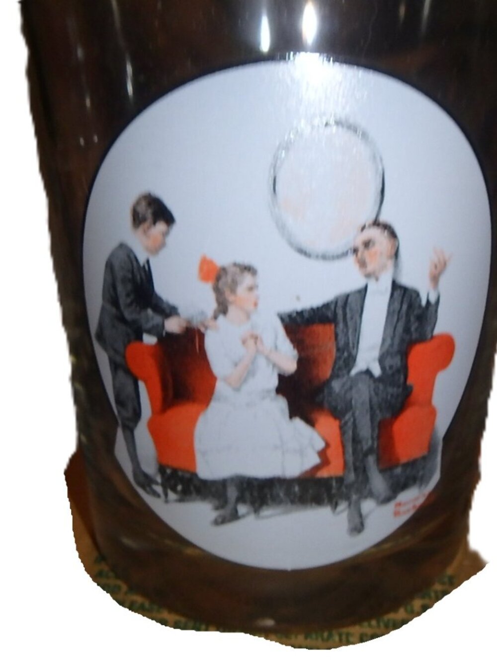 Shall We Dance? by Norman Rockwell Saturday Evening Post Jan 13 1917  Glass #472